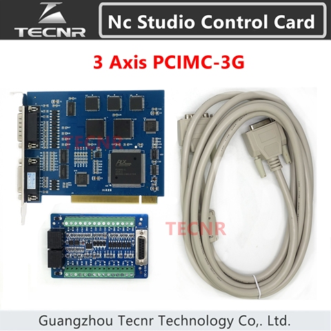 Nc studio – carte de contrôle de mouvement 3G, système de contrôle à 3 axes PCIMC-3G pour routeur cnc 5.4.88 5.4.96 TECNR ► Photo 1/1