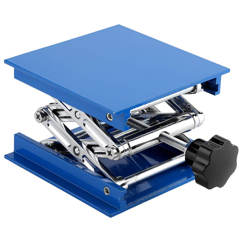 4 'x 4 'en aluminium routeur Table élévatrice travail du bois gravure laboratoire support de levage plate-forme élévatrice bancs de travail du bois Lifter ► Photo 1/6