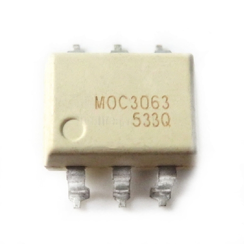 10 pièces/lot MOC3063 MOC3063-M EL3063 SMD-6 optocoupleur de sortie de pilote en Stock ► Photo 1/1