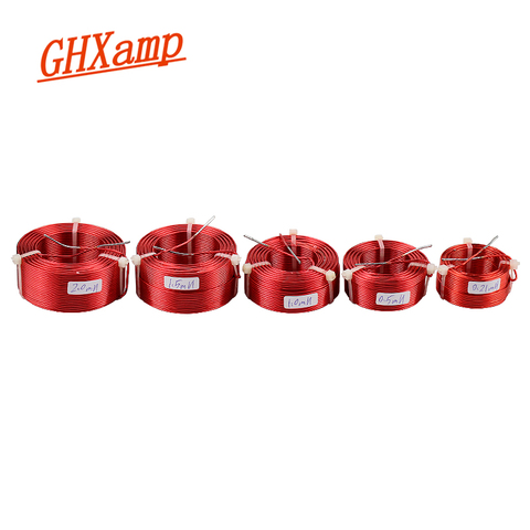 GHXAMP 1 pièces 1.2mm haut-parleur croisé Inductance bobine sans oxygène cuivre fréquence diviseur bobine Inductance 0.21mH 0.5mH 1.0mH 1.5mH ► Photo 1/6