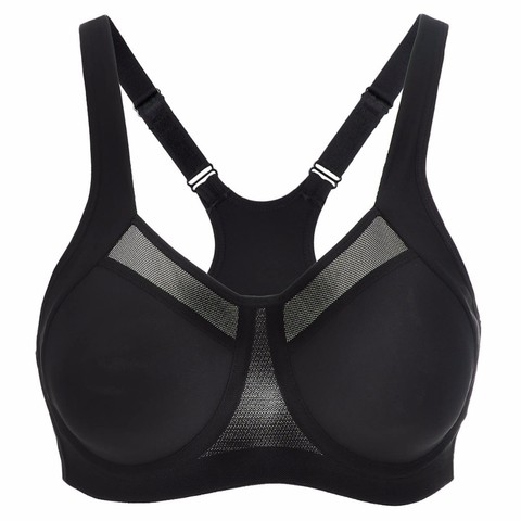 Femmes soutien-gorge de sport à fort Impact puissance Racer dos ultime soutien à armatures femme confortable Lingerie 32 34 36 38 42 B C D DD ► Photo 1/6