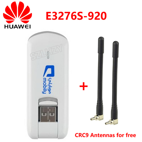 Huawei-Modem 4G USB 4G LTE, débloqué E3276S-920 E3276, 150 mb/s, sans fil, Dongle réseau, avec antenne 2 pièces ► Photo 1/6