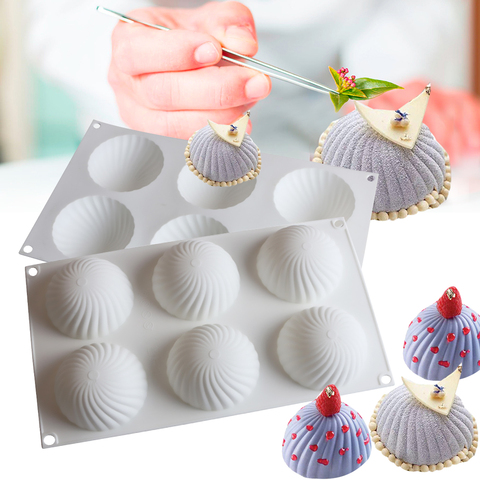 Moule en silicone en forme de sphères pour pâtisserie, boule pour gâteau, cuisson, chocolat, bonbons, fondant, ustensiles de cuisson de forme ronde pour faire soi-même ses desserts, décoration ► Photo 1/6