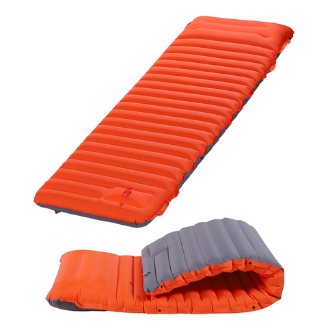 Matelas d'air auto-gonflant ultra-léger élargir coussin de couchage épissage lit gonflable plage pique-nique tapis Camping tente coussin d'air ► Photo 1/6