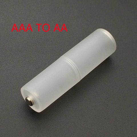 Convertisseur de piles de taille AAA à AA, adaptateur, support de piles, étui en plastique, commutateur, vente en gros ► Photo 1/4
