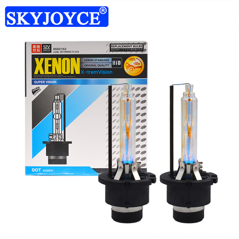 SKYJOYCE – ampoules au xénon pour voitures, 55W, 6000K, 4300K, 5000K, D2R, D4R, 8000K, 10000K, 3000K, K, 35W, ampoule de remplacement au xénon ► Photo 1/6