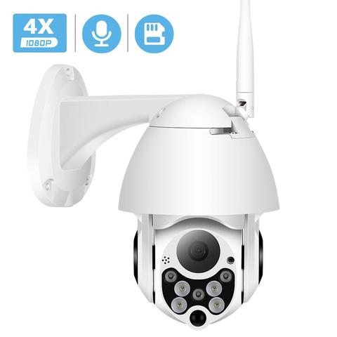 BESDER 1080P Cloud Storage PTZ Caméra IP sans fil 4X Zoom Numérique Vitesse Dôme Caméra Extérieure WIFI Audio P2P CCTV Surveillance ► Photo 1/6