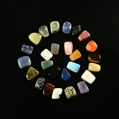 Minéral naturel culbuté pierre Quartz Aventurine Opalite protolithe roche guérison Chakra Reiki cristal perles Point jardin décor 1Pc ► Photo 1/6