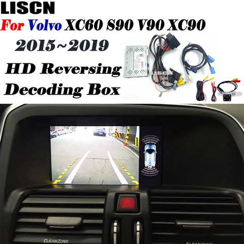 Caméra de recul pour Volvo XC60, caméra de sauvegarde avec écran Original, avec adaptateur d'interface, mise à jour, caméra de stationnement, modèle 2015, 2016, 2017, 2022, 2022 ► Photo 1/6