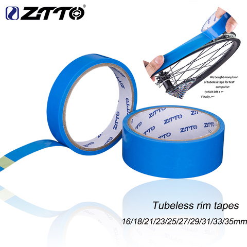 ZTTO vtt vélo de route 10m Tubeless jante bandes largeur 16/18/21/23/25/27/29/31/33mm pour 26 27.5 29 pouces 700c roue de vélo ► Photo 1/6