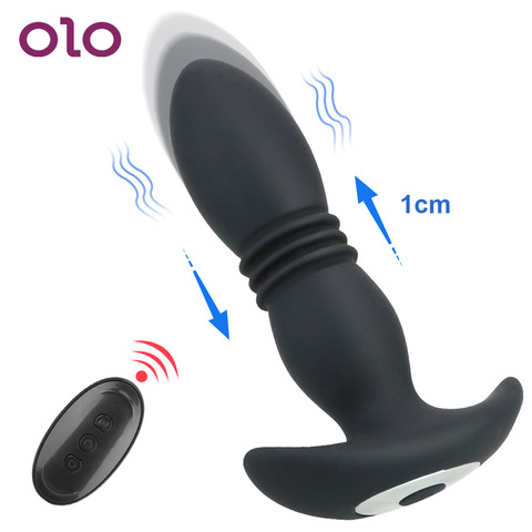 OLO – godemiché vibrateur télescopique sans fil, avec télécommande, masseur de Prostate, jouets sexuels pour femmes et hommes ► Photo 1/6