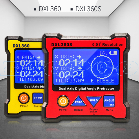 Inclinomètre numérique DXL360/S/C V2, inclinomètre à double axe, boîte de mesure règle d'angle, mètre d'altitude ► Photo 1/6