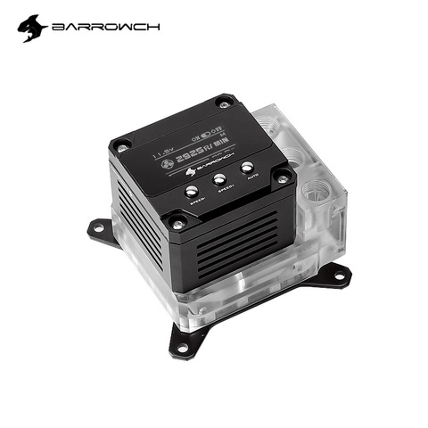 BARROWCH – bloc d'eau CPU 17W, pompe PWM, réservoir combiné pour INTEL,AMD AM3 AM4,X99 X299 pour Mini boîtier, 5V AURA FBLTPRK-04 ► Photo 1/6