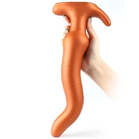 Gode Anal en Silicone Super Long, énorme jouet sexuel érotique pour adultes, godemichet Anal pour femmes et hommes, dilatateur anale ► Photo 1/6