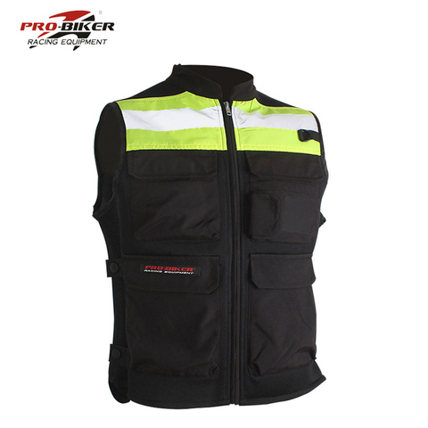 Veste réfléchissante haute visibilité | Gilet de course de moto pour hommes, vêtements de randonnée sans manches ► Photo 1/6