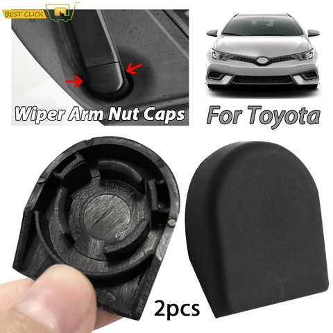 Couvercle à boulon pour Toyota Corolla E150 E160 Verso Yaris Auris OE #8529213010, capuchon d'écrou d'essuie-glace avant, 2 pièces, accessoires de voiture ► Photo 1/6