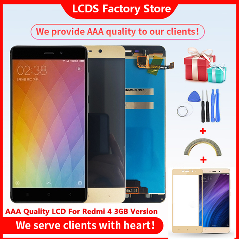 LCD de qualité AAA pour Xiaomi Redmi 4 PRO LCD avec cadre écran d'affichage LCD pour Xiaomi Redmi 4 3GB Version écran LCD 10-Touch ► Photo 1/6