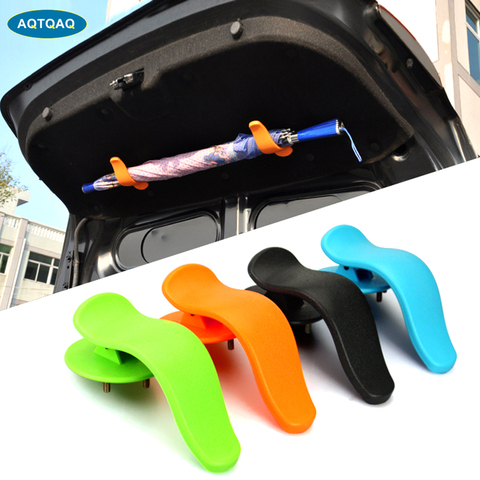 Attaches universelles pour coffre porte-parapluie, 1 paire, support de montage avec vis, pour parapluie, accessoires d'intérieur de voiture ► Photo 1/6