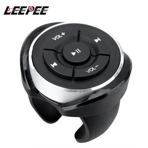 LEEPEE voiture volant sans fil télécommandes pour IOS Android téléphone tablette moto vélo Bluetooth média Volume bouton ► Photo 1/6