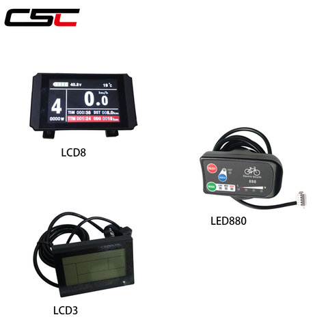 Écran de contrôle intelligent pour vélo électrique, 36/48V, KT LCD3, LCD8, LED880, LCD ► Photo 1/5