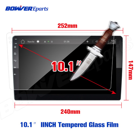 9 10.1 pouces verre trempé Film protecteur pour TEYES CC2 CC2L Spro 2 DIN GPS autoradio lecteur multimédia Navigation Android 8.1 ► Photo 1/6