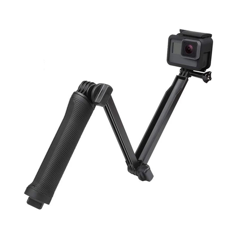 3 voies poignée étanche monopode Selfie bâton trépied support pour GoPro Hero 9 8 7 6 5 4 Session Yi 4K Sjcam Eken Go Pro accessoire ► Photo 1/6