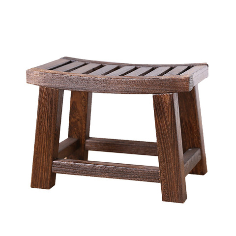 Tabouret en bois japonais Antique, banc traditionnel, Paulownia, meuble asiatique, petit, Portable, Design ► Photo 1/1