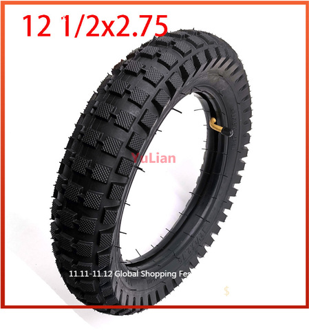 Pneu 12 1/2x2.75 ou chambre à air pour moto 49cc, Mini-Dirt Bike, pneu MX350 MX400 Scooter 12.5x2.75, pneu 12 1/2x2.75 ► Photo 1/3