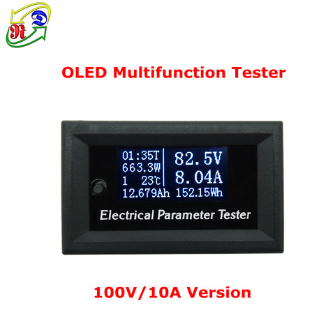 Testeur de tension, testeur multifonction, RD 100v/33v, 10a, OLED, blanc ► Photo 1/6