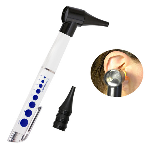 Otoscope médical oreille Otoscope ophtalmoscope stylo médical oreille lumière loupe oreille nettoyant ensemble Diagnostic clinique ► Photo 1/6