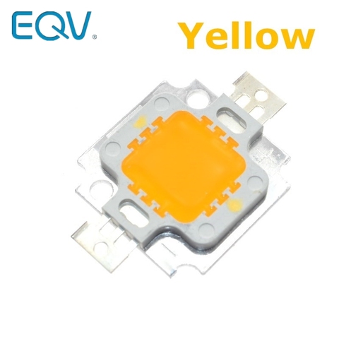 Puce LED 10W intégrée, jaune, haute puissance, verte, 450-540lm, 10w, 10 pièces ► Photo 1/1