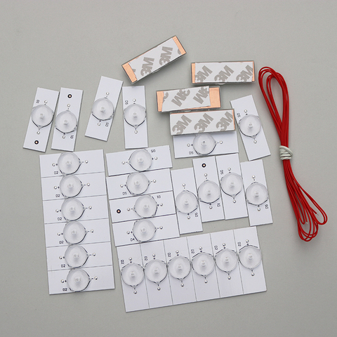 Perles d'éclairage Led, 6V, pour machine d'assemblage TCL ROWA, Wilson, Konka, CHANGHONG, nouveauté ► Photo 1/6