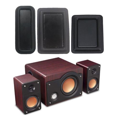 2 pièces caoutchouc Vibration Membrane basse fréquence basse passif radiateur Vibration Film plaque pour bricolage Subwoofer 36*86/60*85/50*65 ► Photo 1/6