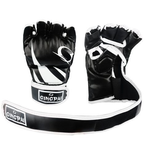 Gants en cuir PU pour MMA, boxe, mitaines ultimes, sac de sable, équipement pour homme adulte ► Photo 1/6