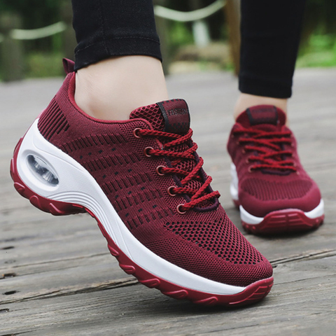 Tenis Feminino hauteur augmentant femmes baskets femme Fitness cale plate-forme chaussures en plein air marche Jogging formateurs Zapatillas ► Photo 1/6