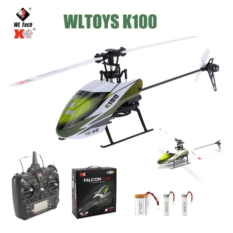 Original Wltoys XK K100 RC Drone 2.4G 6CH 3D 6G Mode Brushless Motor Remote Control RC Helicopter Quadcopter For Kids Gift Toys ► Photo 1/6