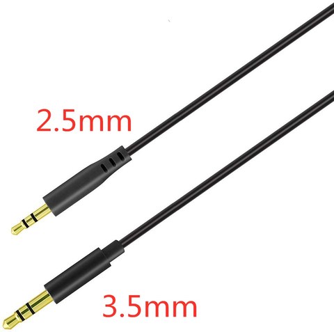 3.5mm Aux câble mâle à 2.5mm Jack mâle AUX Audio stéréo casque câble 3.5mm Aux Audio câble cordon pour téléphone écouteur ► Photo 1/4