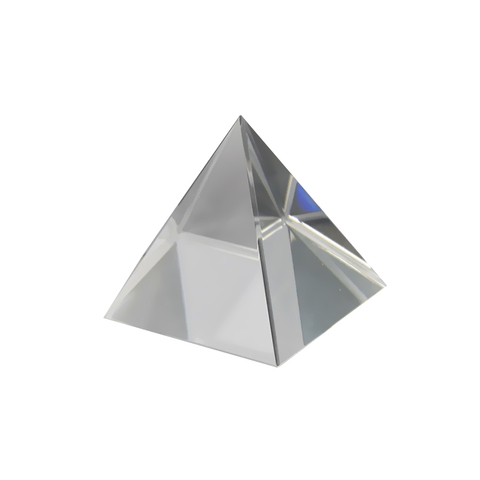 Prisme optique en verre, pyramides égyptiennes, Triangle de photographie en cristal, Guide de lumière, Science, enseignement, décoration de la maison ► Photo 1/6