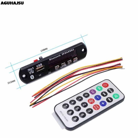 Micro USB 5V alimentation Bluetooth mains écran LCD lecteur MP3 KIT FLAC WMA WAV décodeur carte audio Radio FM Module SD ► Photo 1/5