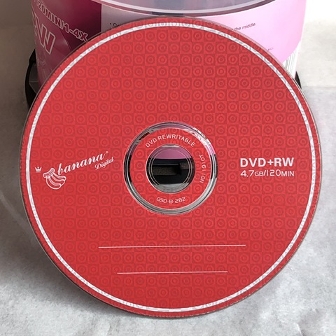 Disques vierges de qualité A 1-4x, DVD + RW de 4.7 go, vente en gros ► Photo 1/2