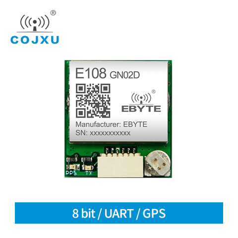 E108-GN02D NMEA0183V4.1 10Khz 2.8V GPS GLONASS GALILEO QZSS SBAS 6pin DIP Module de positionnement par Satellite ► Photo 1/6