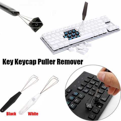 1PC Simple utile clavier décapant clavier clé Keycap extracteur avec déchargement acier outil de nettoyage Keycap démarreur poussière nettoyant aide ► Photo 1/6