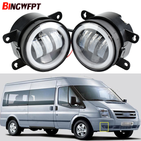 1 paire voiture LED antibrouillard feux diurnes 12V pour Ford Transit plate-forme/châssis 2006 2007 2008 2009 2010 2011 2012 2013 2014 ► Photo 1/6