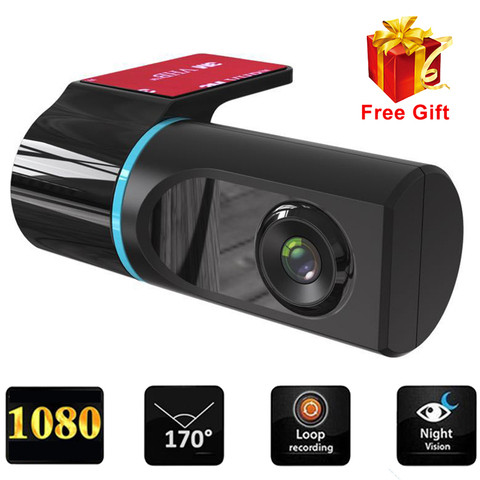 ADAS Cam caméra DVR de voiture | 1080P, caméra DVR de tableau de bord, enregistreur de caméra de voiture pour Android, autoradio, Support USB, carte TF, détection de mouvement ► Photo 1/6