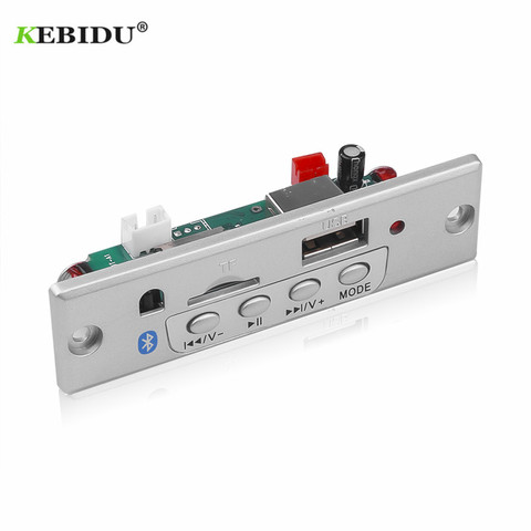 KEBIDU bluetooth 5.0 Module de carte de décodage MP3 voiture sans fil USB lecteur MP3 fente pour carte TF/USB/FM/Module de carte de décodage à distance ► Photo 1/6