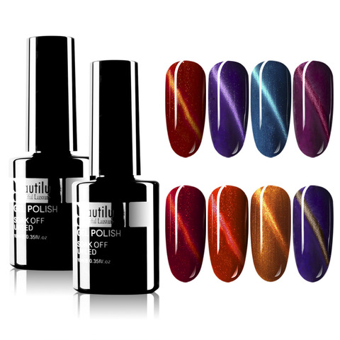 Vernis à ongles 3D Gel pour les yeux de chat magnétique couleur UV LED Semi Permanent vernis à ongles vernis pour les yeux de chat vernis classique 10ml ► Photo 1/6