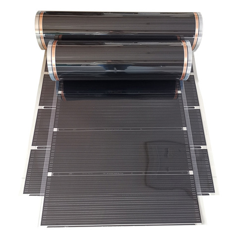 Film chauffant électrique au sol, 220V, 220W, 50cm-8 mètres de largeur, chauffage par le sol à infrarouge, tapis chauffant, sain ► Photo 1/4