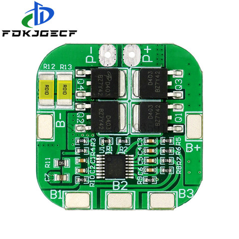 Carte de protection pour batterie au lithium, BMS PCM pour batterie au lithium LicoO2 Limn2O4 14.8 li 4s 16.8V/18650 V 20a ► Photo 1/2