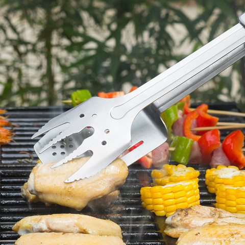 ROXON 6-en-1 BBQ Multi outil, acier inoxydable barbrcue Grill outil, spatule, fourchette, pince Barbecue, décapsuleur, multioutil ► Photo 1/5