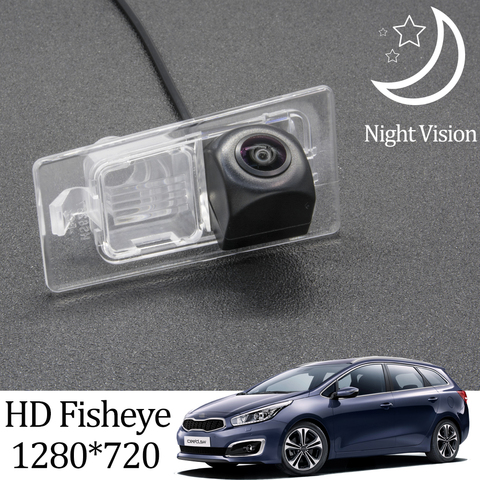 Owtosin-caméra de vue arrière pour Kia Ceed SW JD | 1280 720 2012 2013 2014 2015 2016 2017 2022, accessoires pour stationnement de voiture HD * ► Photo 1/6